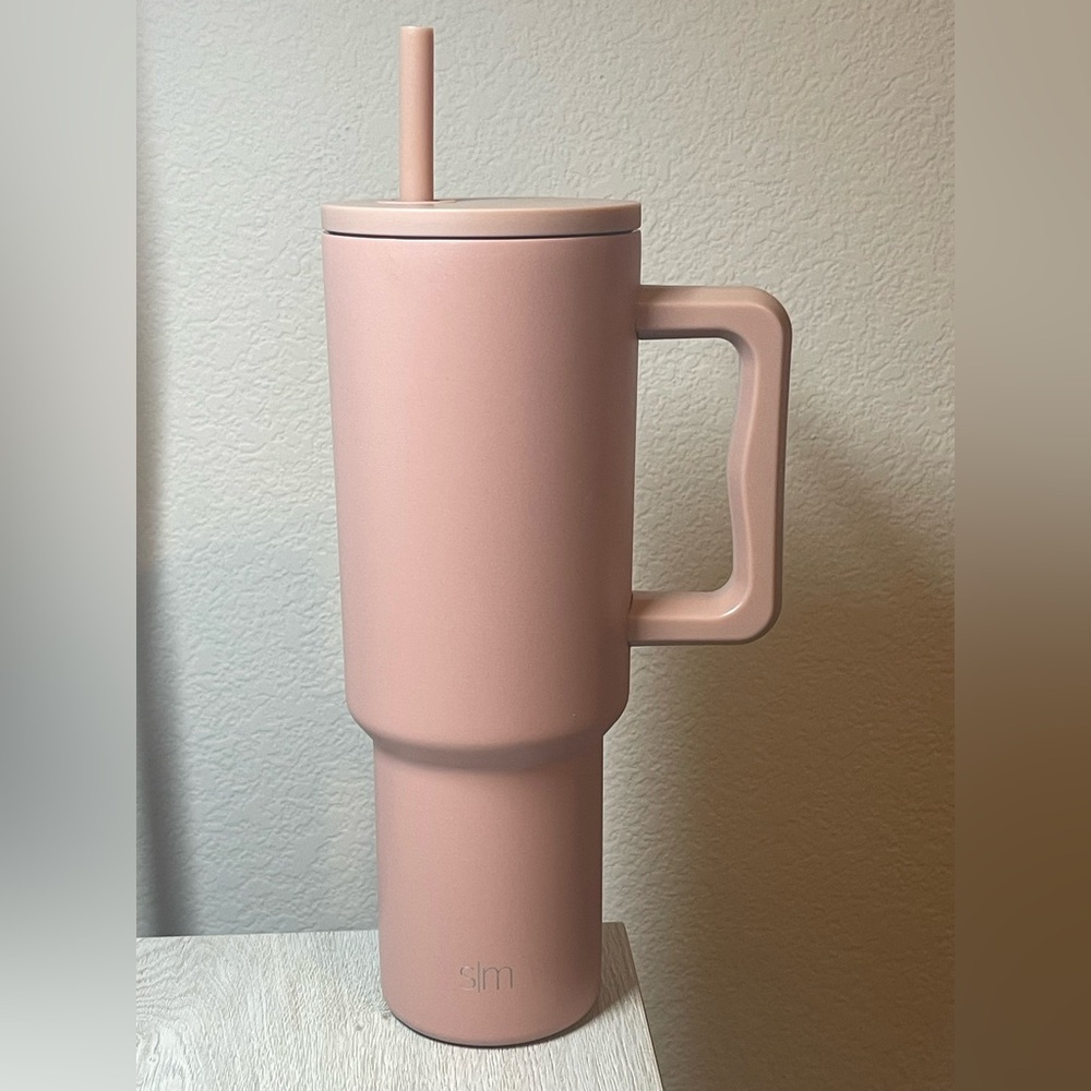 Simple Modern Slim 40oz Trek Tumbler Mauve With Straw